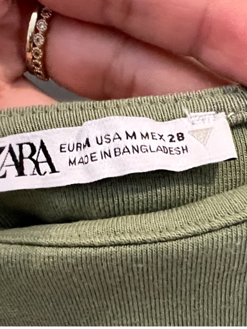 ZARA GREEN CAMISOLE - Picture 3 of 5